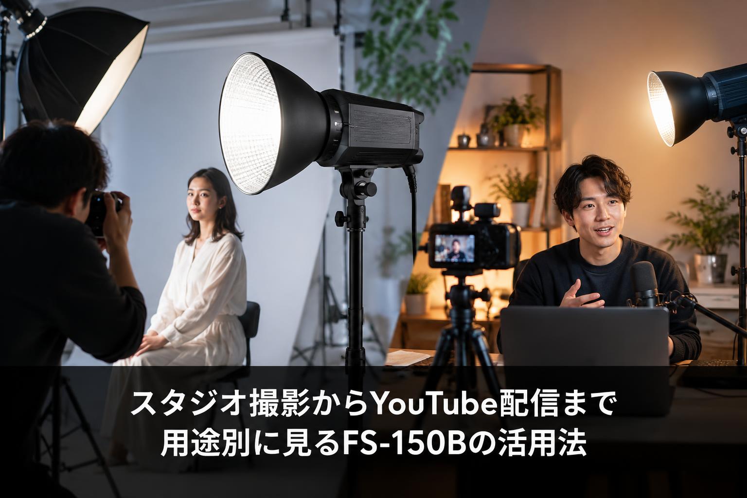 用途別に見るFS-150Bの活用法｜スタジオ撮影からYouTube配信まで