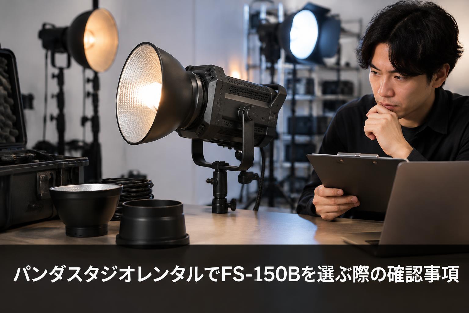 パンダスタジオレンタルでFS-150Bを選ぶ際の確認事項