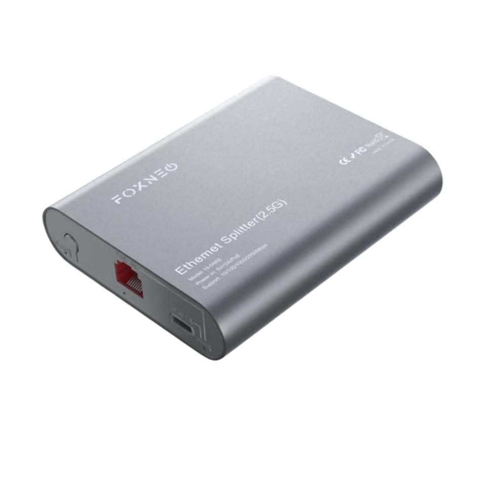 Foxneo 2.5Gbps対応 5ポートスイッチングハブ1入力 4出力 / USB Type-C