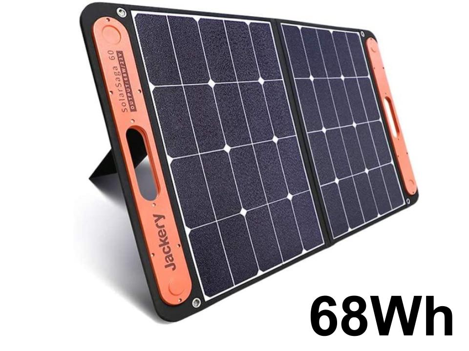 Jackery SolarSaga 60 ソーラーパネル 68W | パンダスタジオ・レンタル 