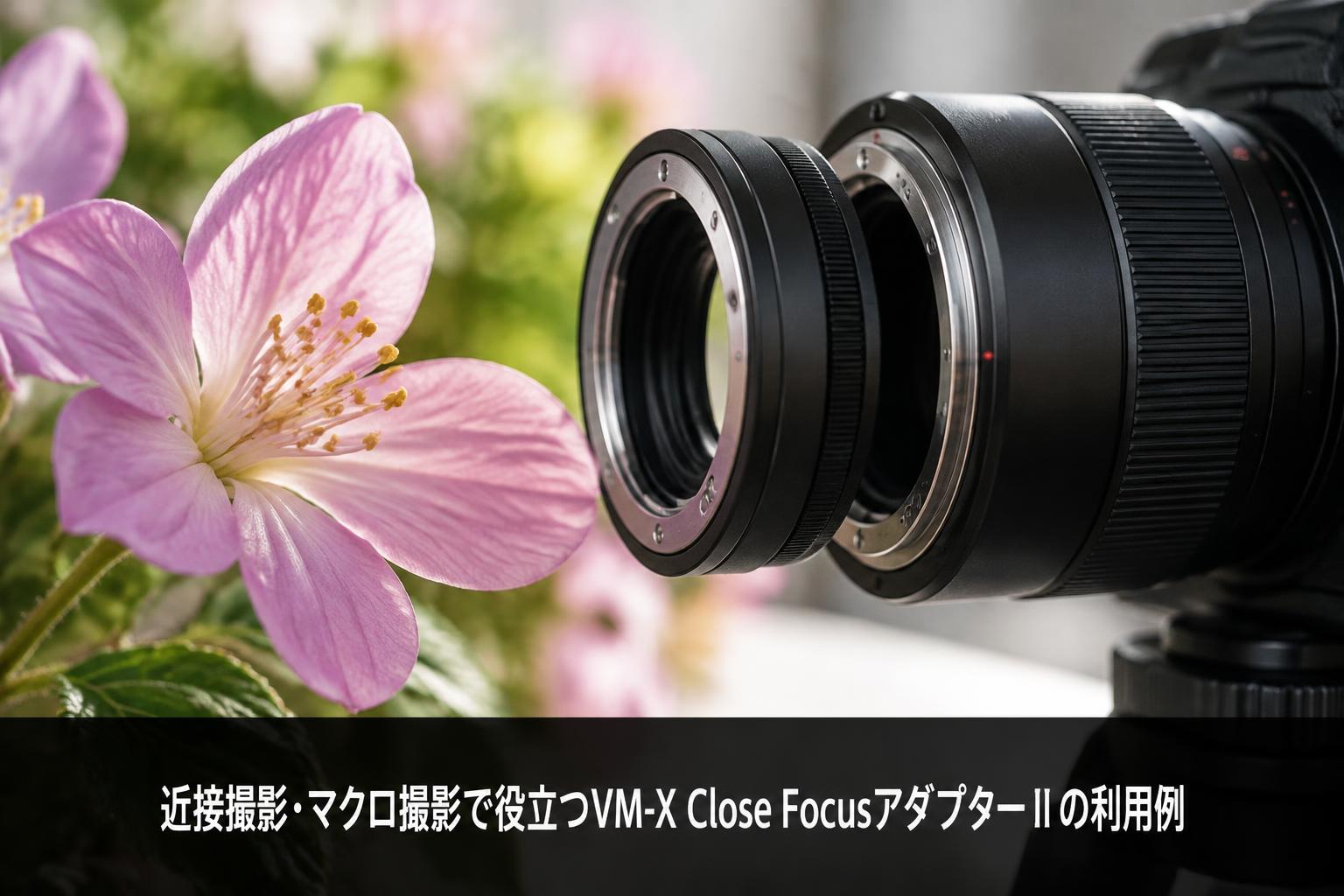 近接撮影・マクロ撮影で役立つVM-X Close FocusアダプターⅡの利用例