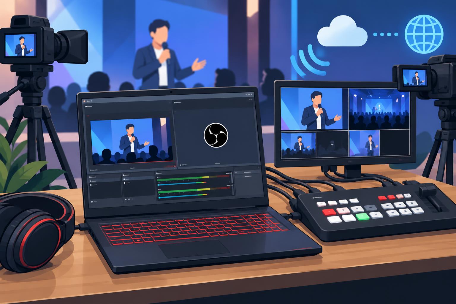 ATEM連携ライブ配信でのOBS Studio活用法と配信設定