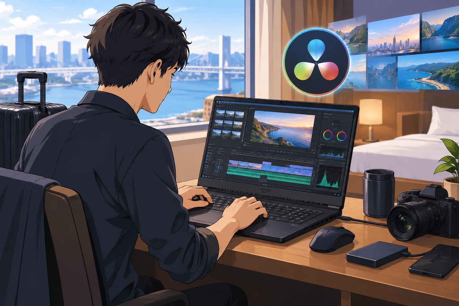 DaVinci Resolveを活用した出張先での動画編集方法
