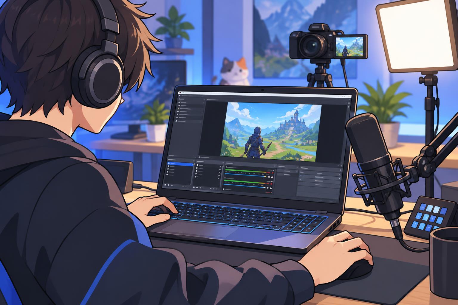 OBS Studioで始めるライブ配信の設定・使用法