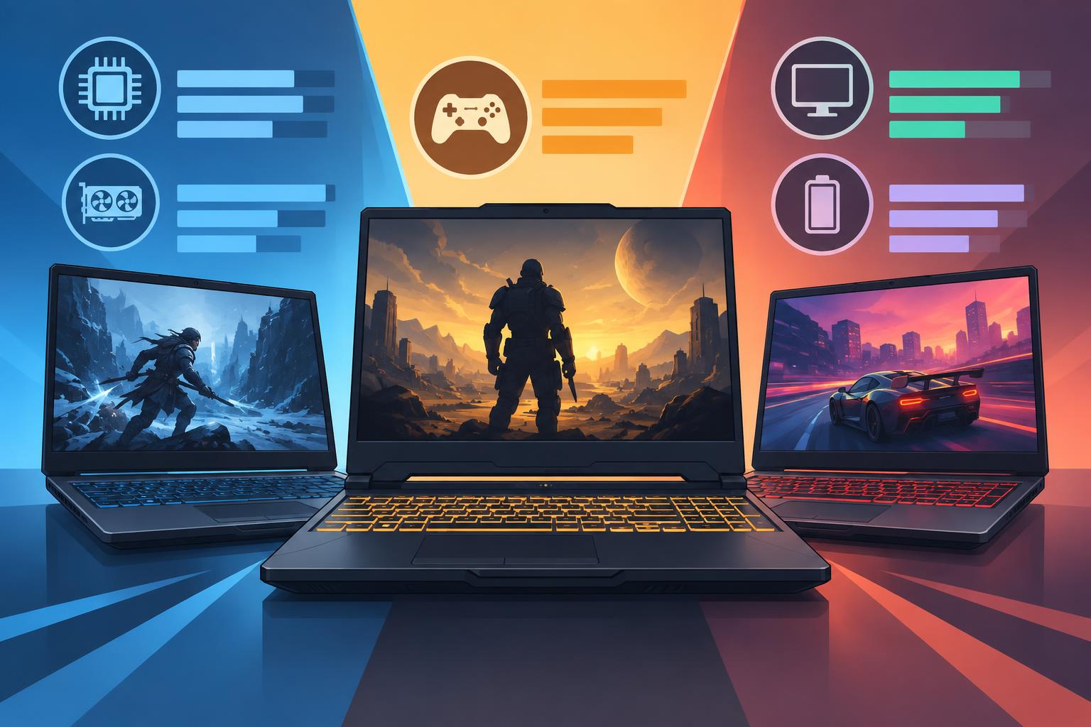 TUF Gaming A15とライバルゲーミングノートPCの性能比較