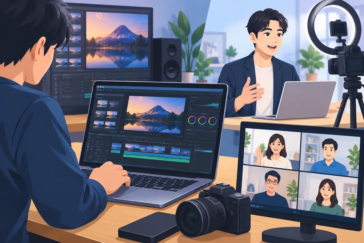 DaVinci Resolveを使った動画編集とライブ配信の利用シーン