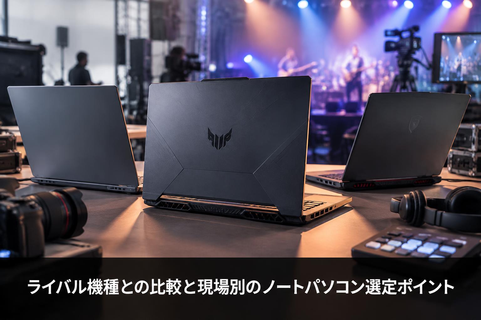 ライバル機種との比較と現場別のノートパソコン選定ポイント