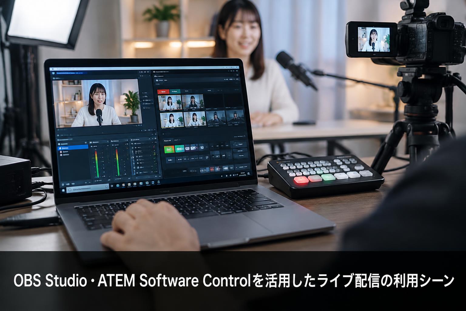 OBS Studio・ATEM Software Controlを活用するライブ配信の利用シーン