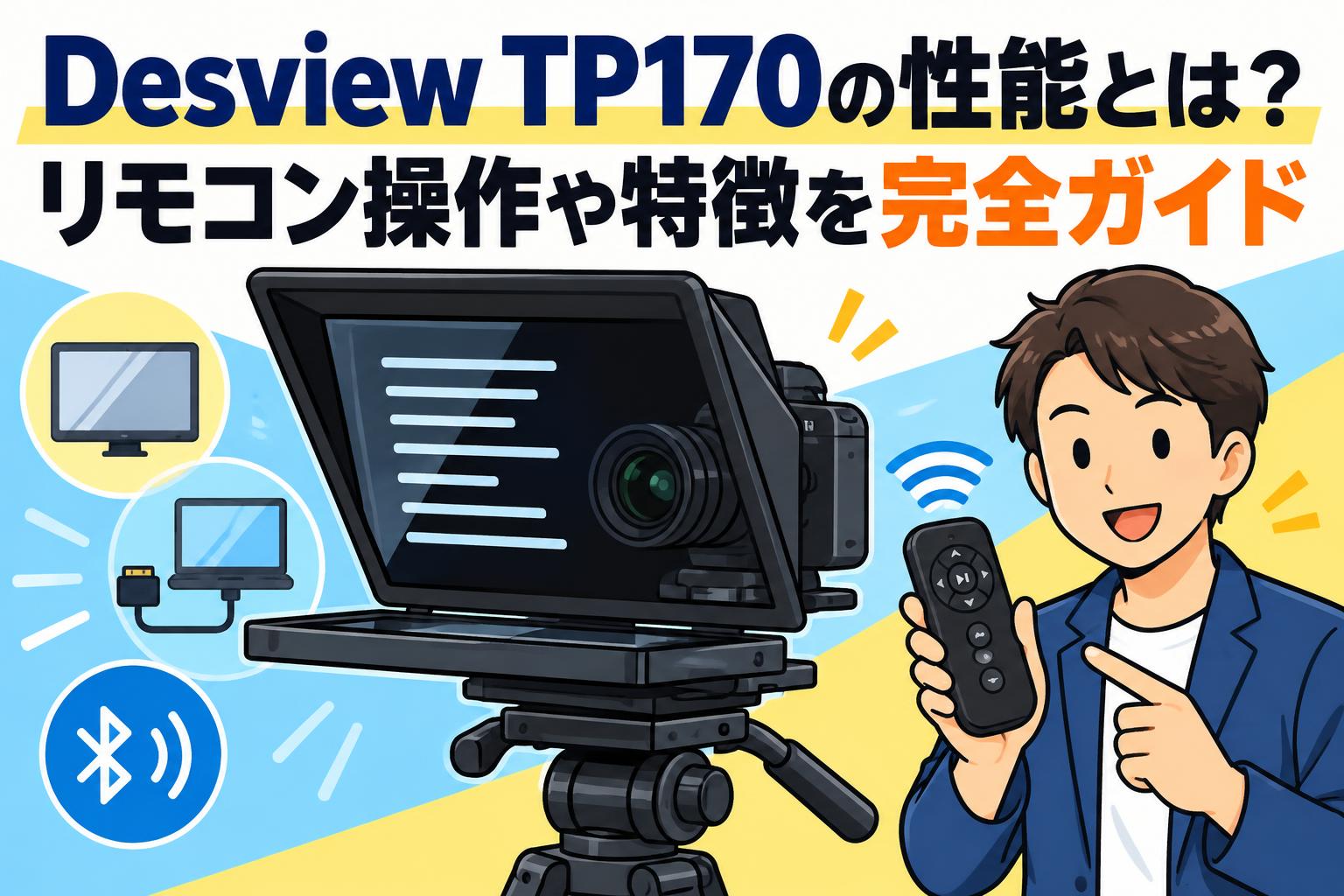 Desview TP170の性能とは？リモコン操作や特徴を完全ガイド