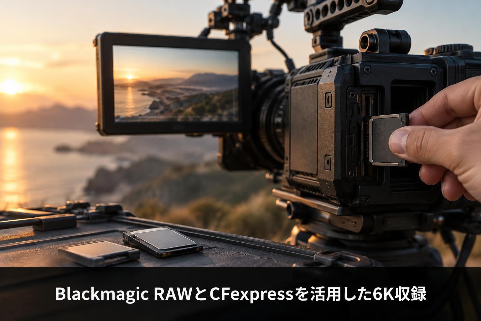 Blackmagic RAWとCFexpressを活用した6K収録