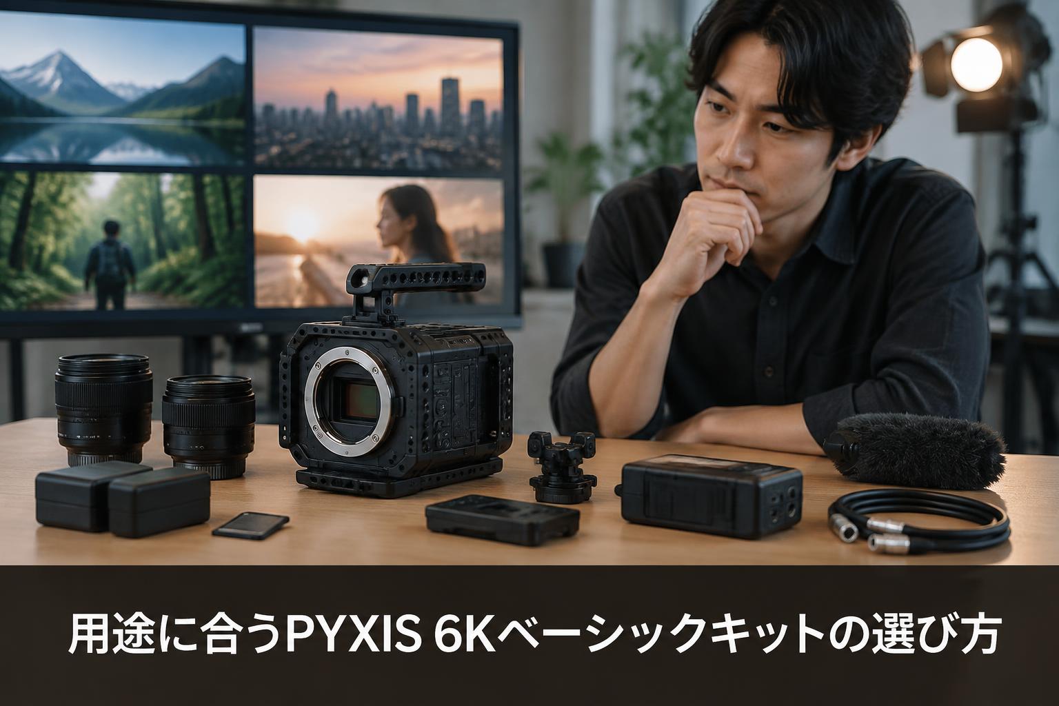 用途に合うPYXIS 6Kベーシックキットの選び方