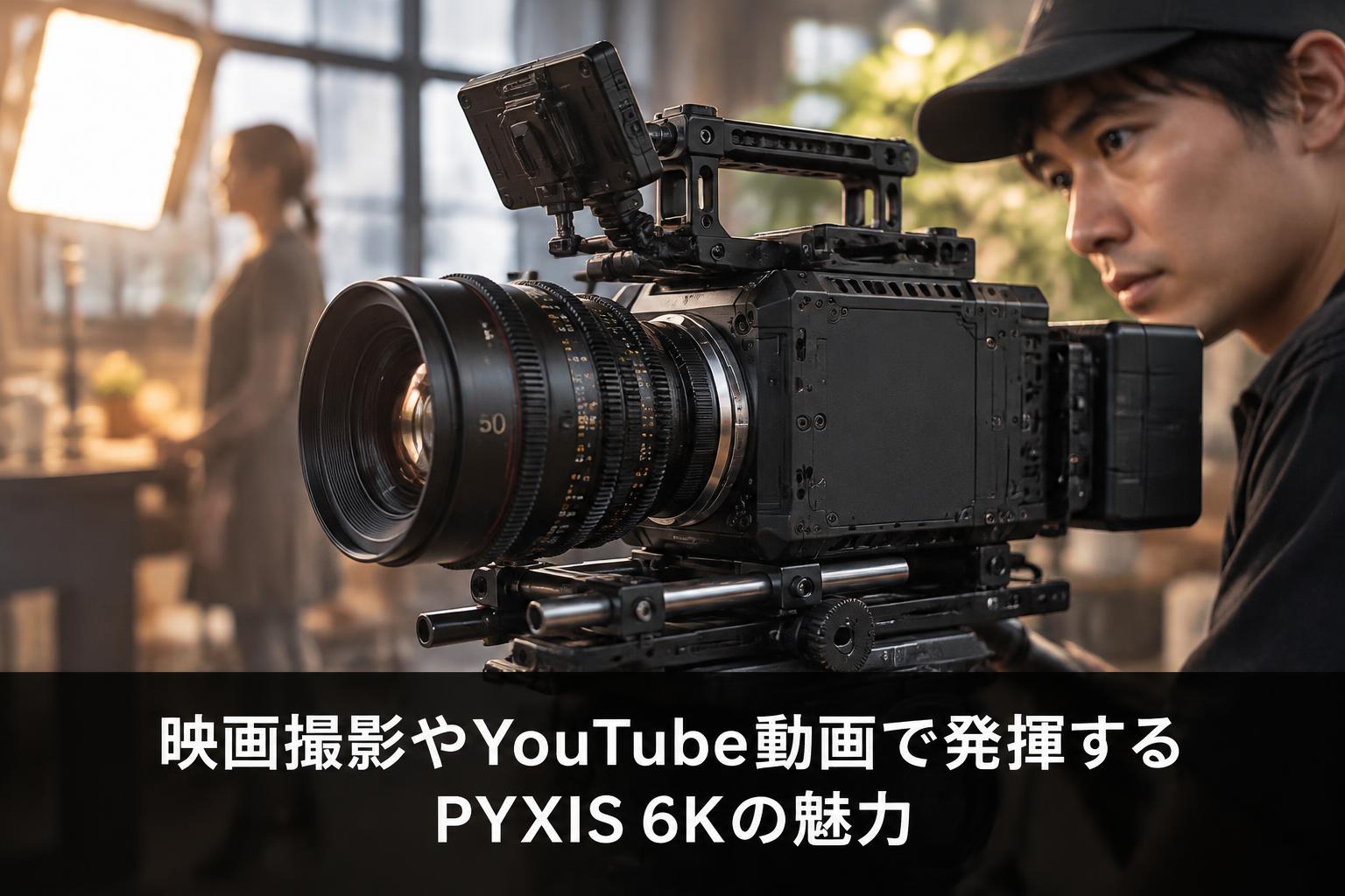 映画撮影やYouTube動画で発揮するPYXIS 6Kの魅力