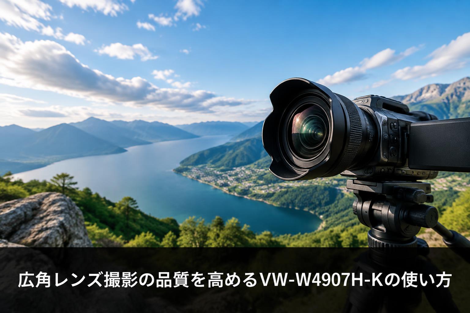 広角レンズ撮影の品質を高めるVW-W4907H-Kの使い方