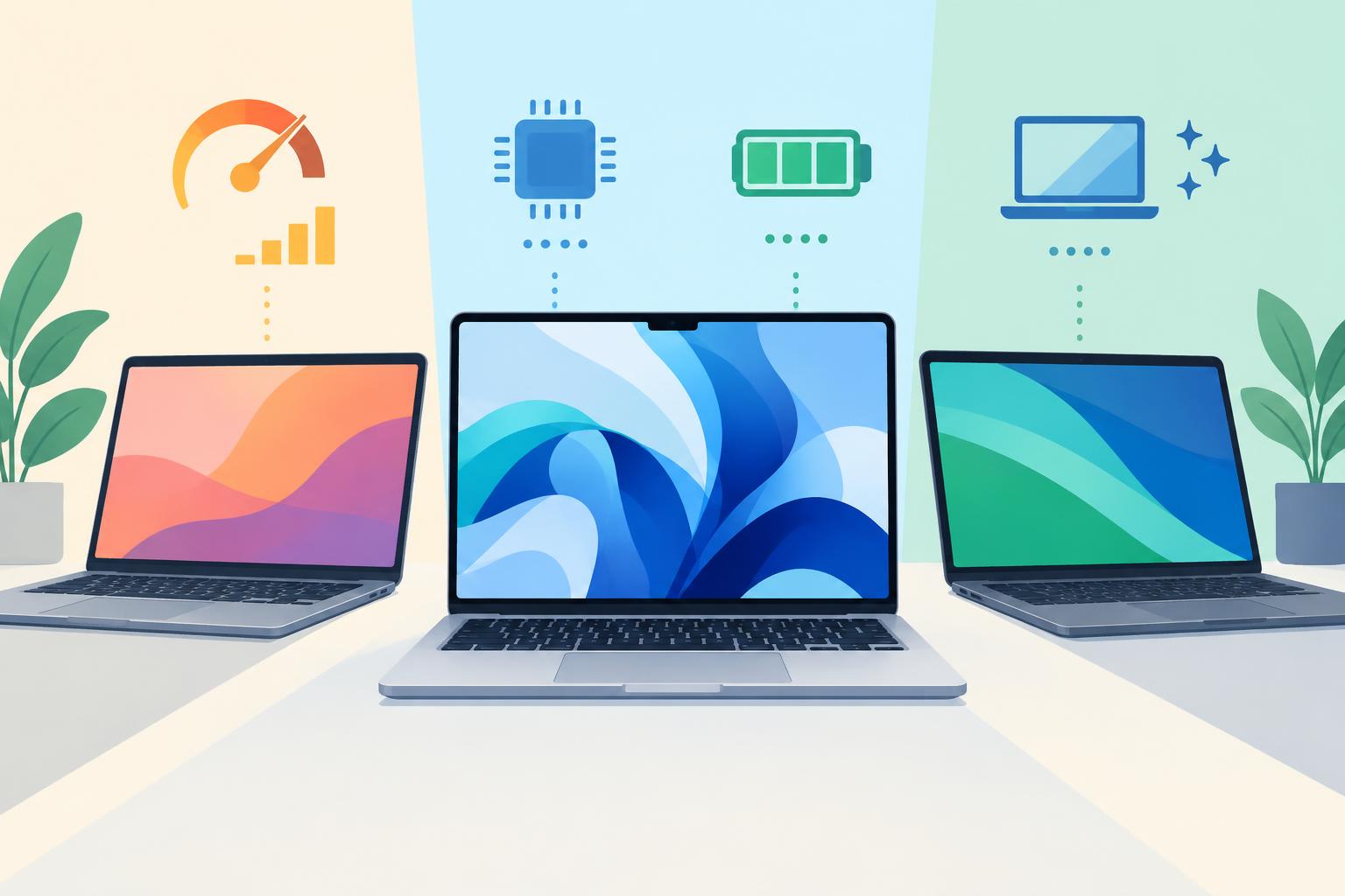 MacBook Air M4とライバル機種の性能・機能比較