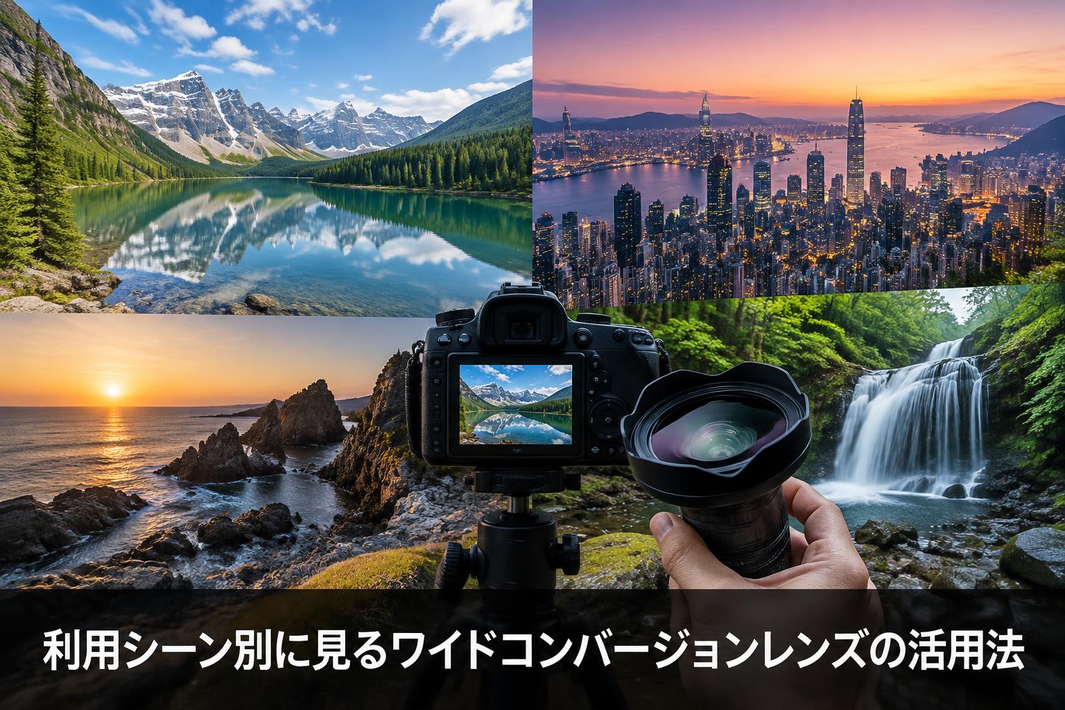 利用シーン別に見るワイドコンバージョンレンズの活用法