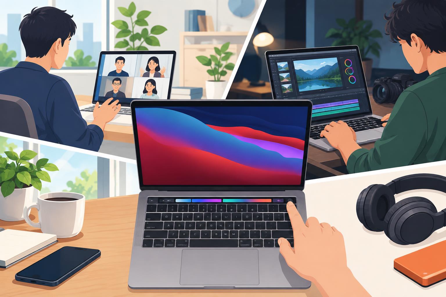 MacBook Pro M1の活用シーン｜リモートワークから動画編集まで