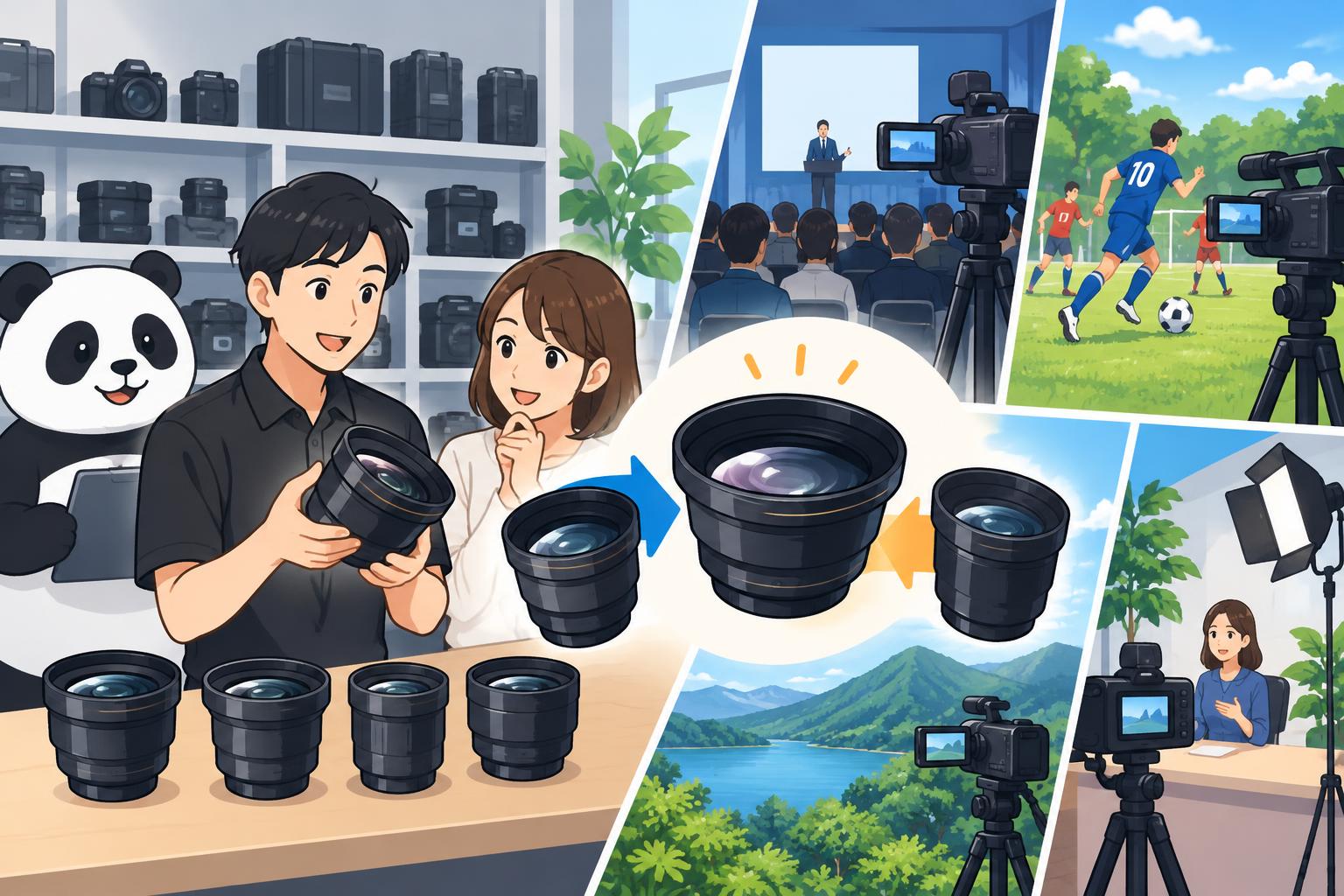 パンダスタジオレンタルでVCL-HGA07とライバル機種を比較・活用する方法