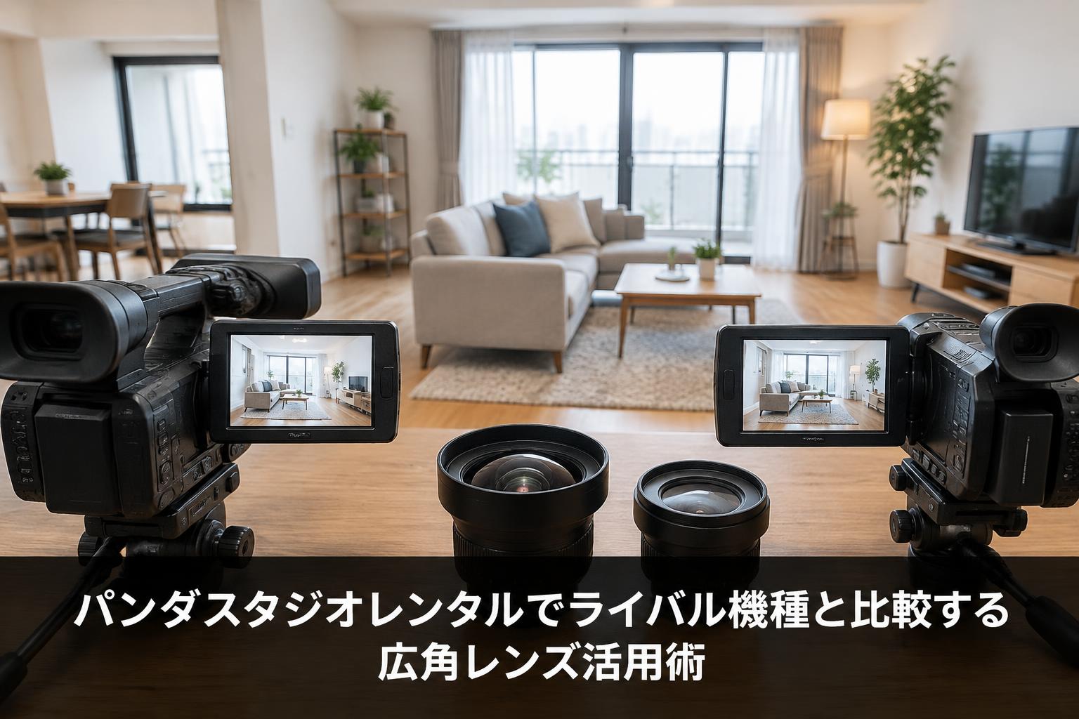 パンダスタジオレンタルでライバル機種と比較する広角レンズ活用術