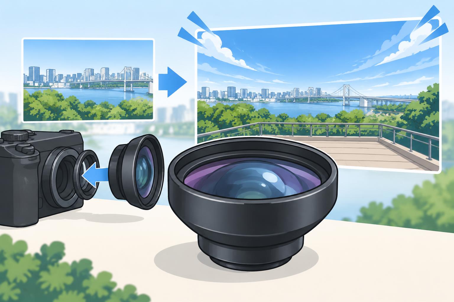My Lens MLE46W06 0.6倍ワイドコンバージョンレンズの特徴