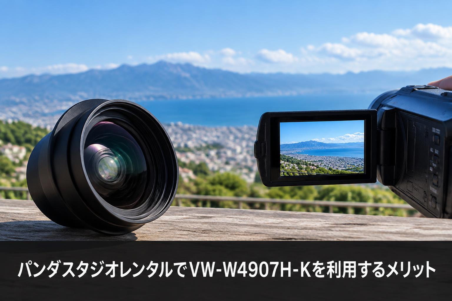パンダスタジオレンタルでVW-W4907H-Kを利用するメリット