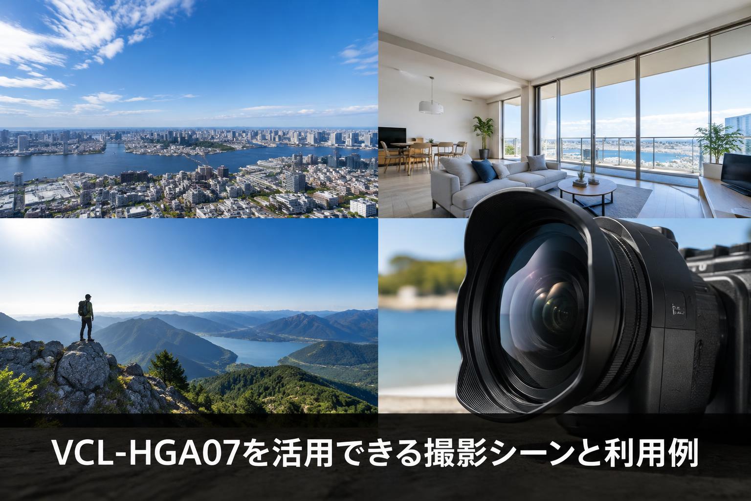 VCL-HGA07を活用できる撮影シーンと利用例