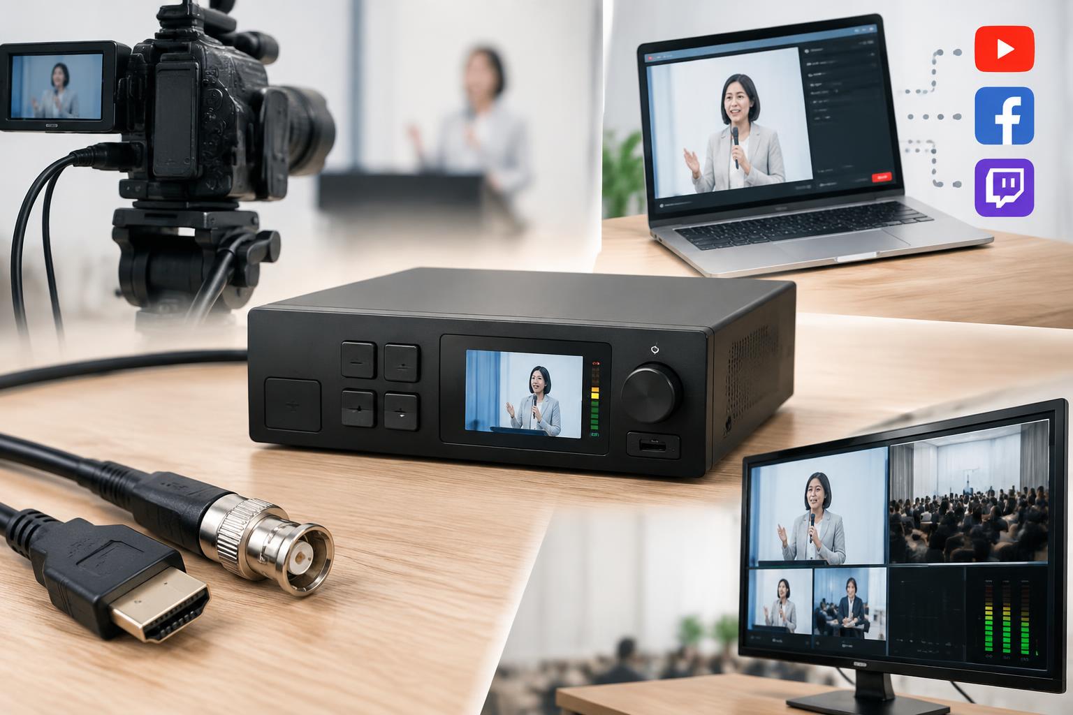 Blackmagic Web Presenterが誇る4つの基本機能