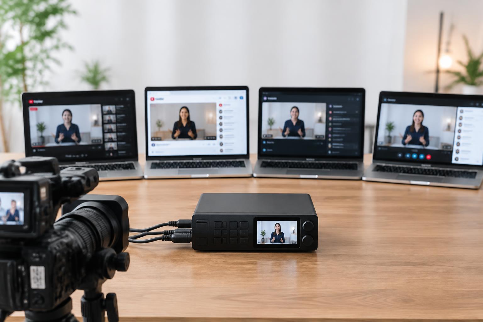Blackmagic Web Presenterと連携可能な4つの主要プラットフォーム