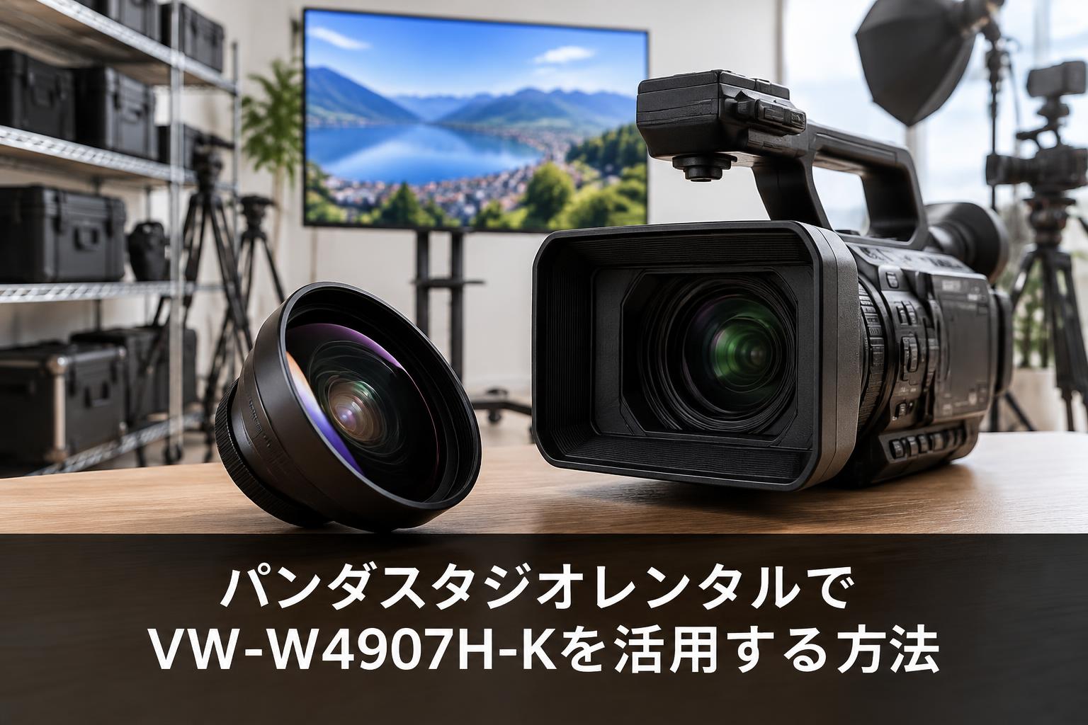 パンダスタジオレンタルでVW-W4907H-Kを活用する方法