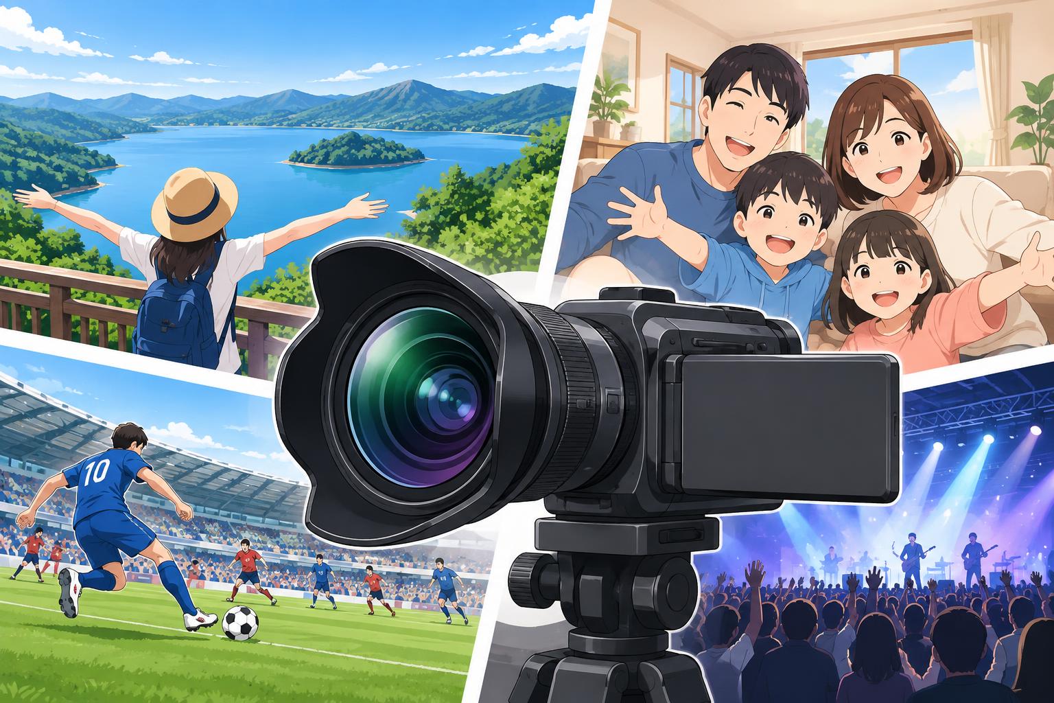 ビデオカメラ用広角レンズの活用法と利用シーン