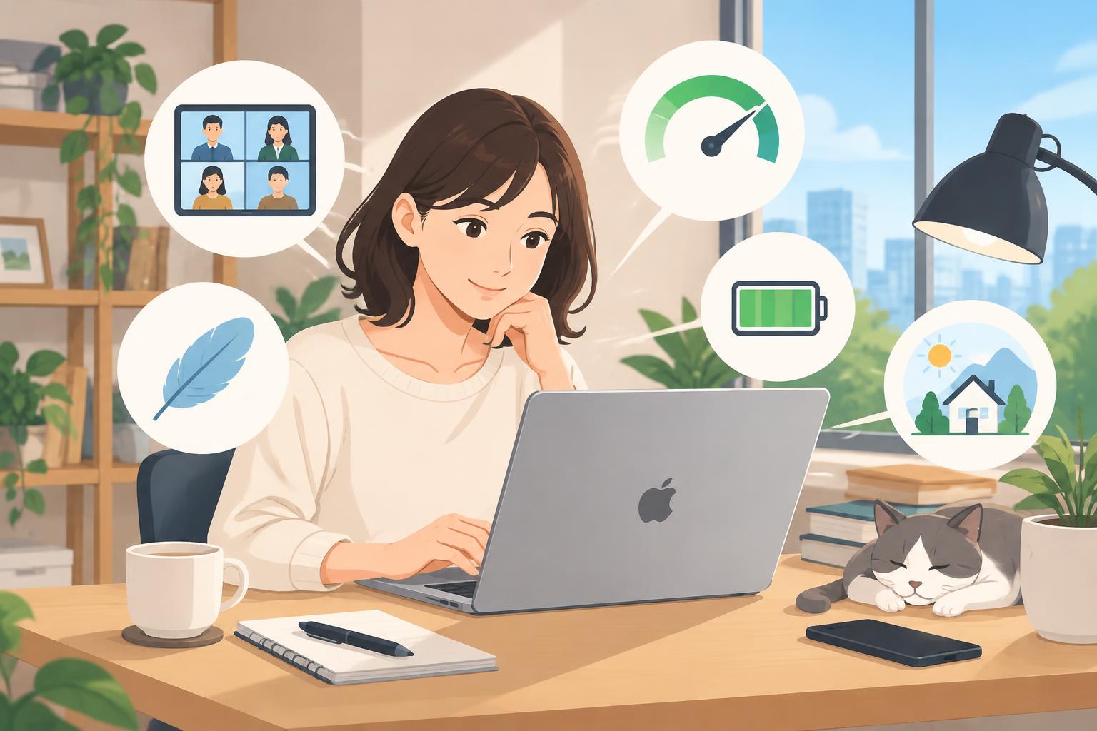 テレワークでMacBook Air M4が最適といえる理由