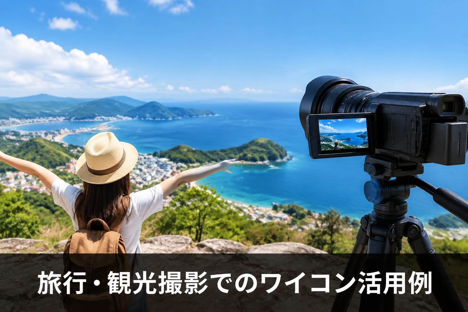 旅行・観光撮影でのワイコン活用例