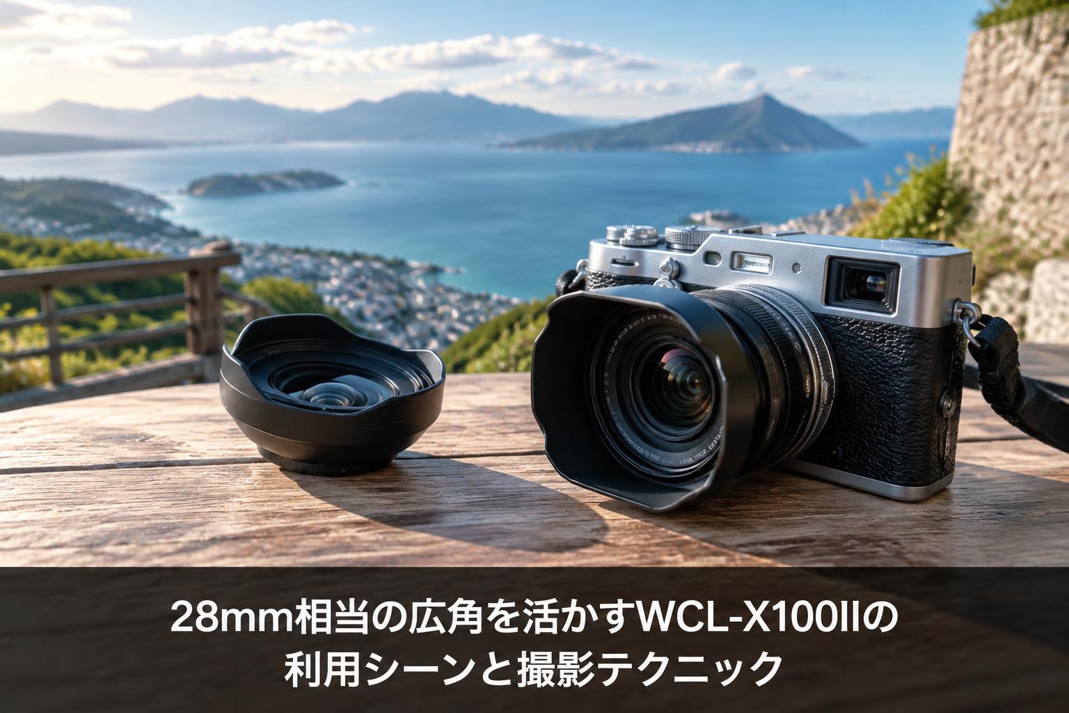 28mm相当の広角を活かすWCL-X100IIの利用シーンと撮影テクニック
