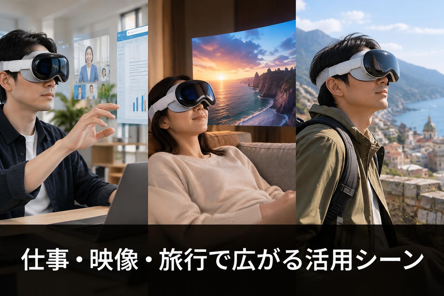 Apple Vision Proの活用シーン｜仕事・映像・旅行での使い方