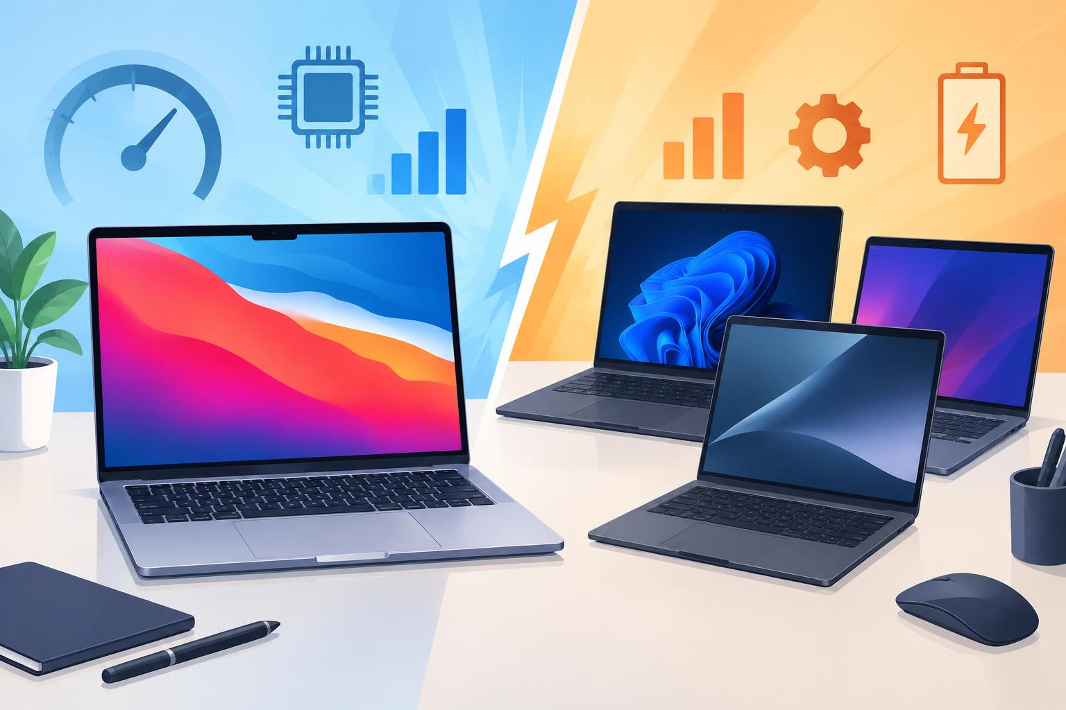 MacBook Pro M1とライバル機種の性能比較