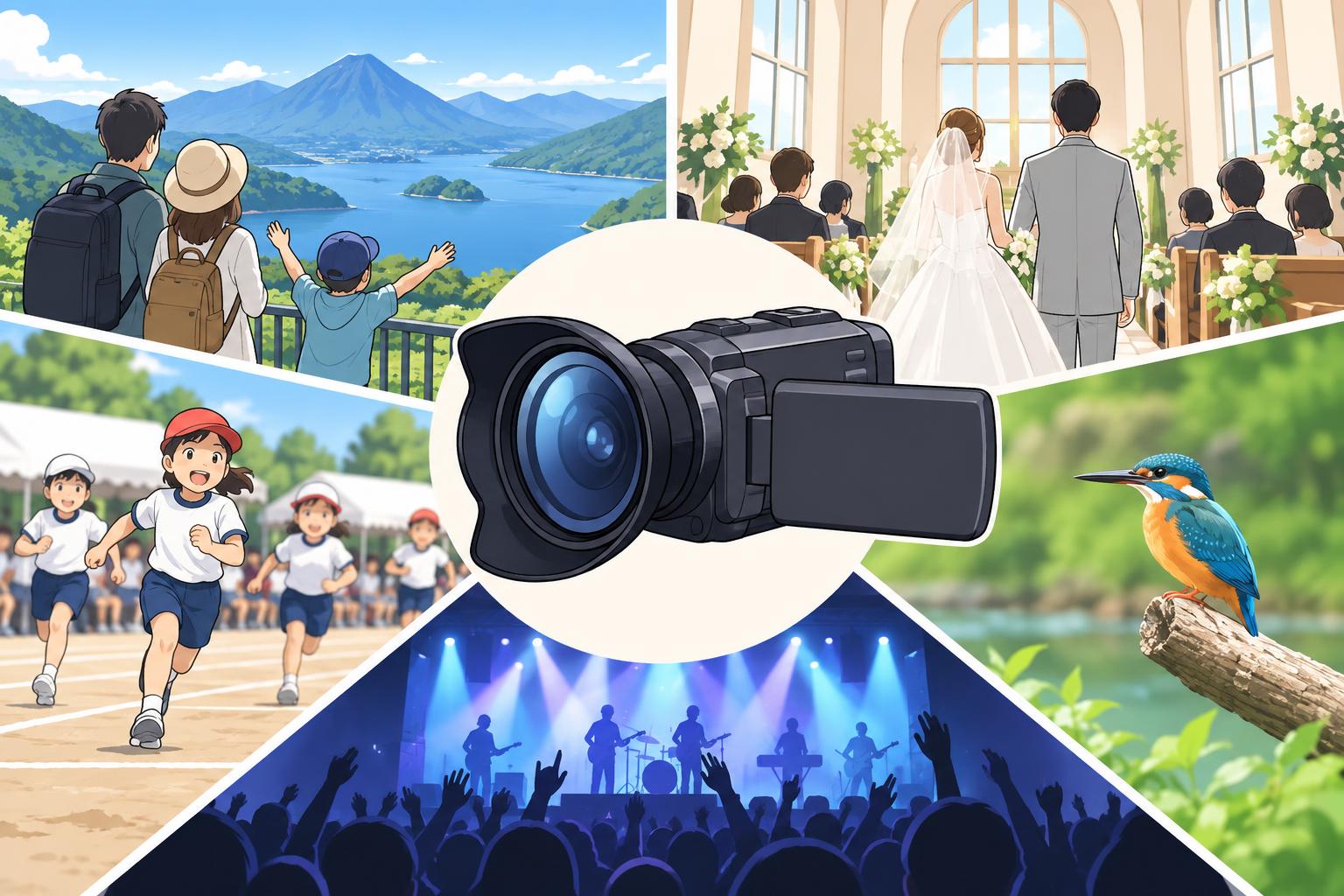利用シーン別に解説｜ビデオカメラ用ワイコンが役立つ場面