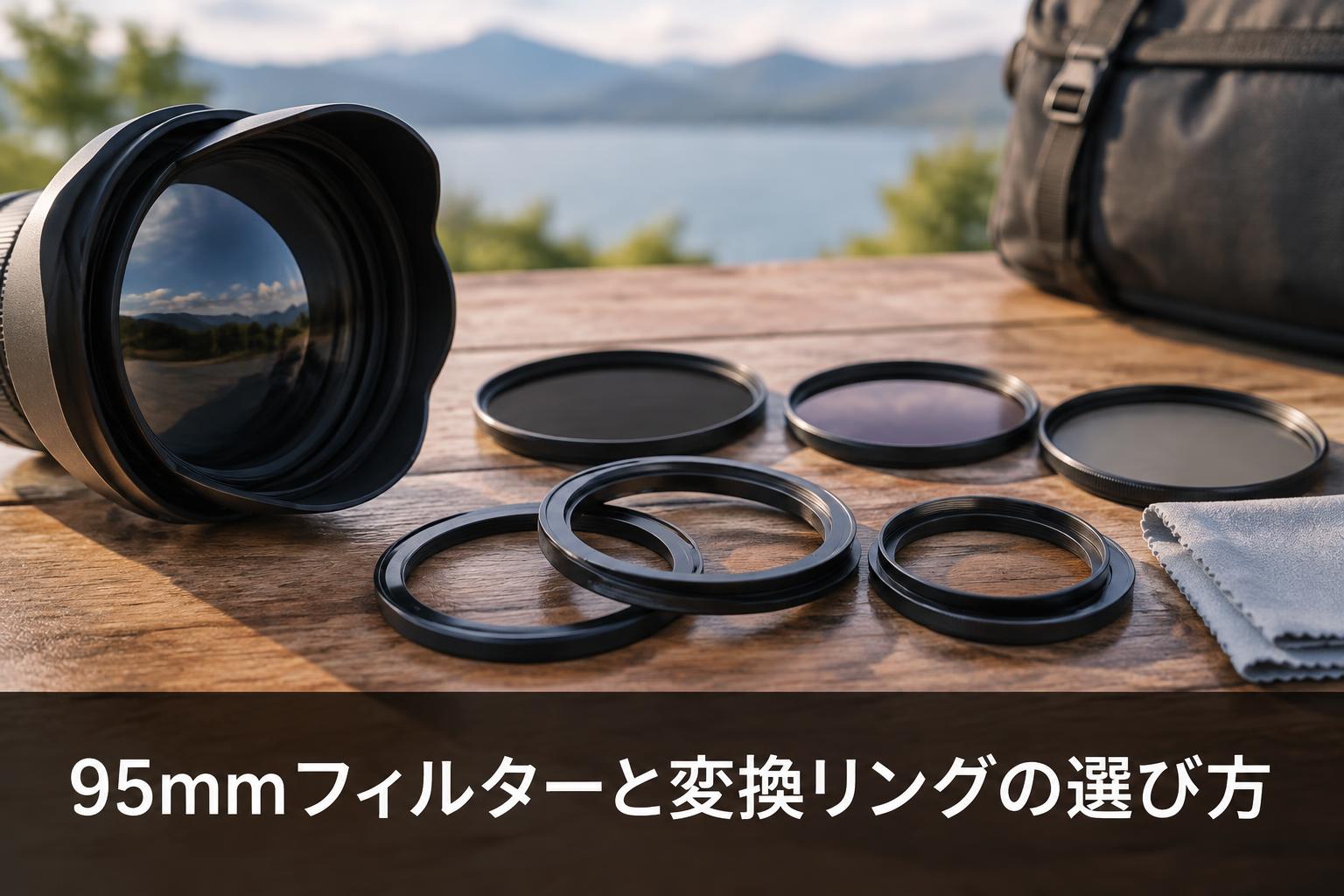 95mmフィルターと変換リングの選び方