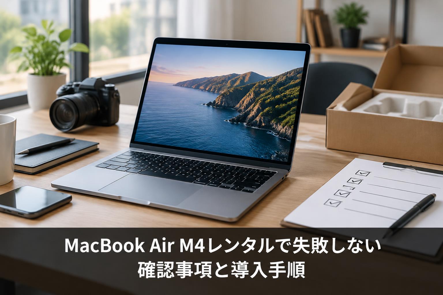 MacBook Air M4レンタルで失敗しない確認事項と導入手順