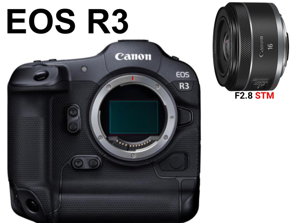 Canon EOS R3 ミラーレス / RF16mm F2.8 STM (キヤノンRFマウント) セット