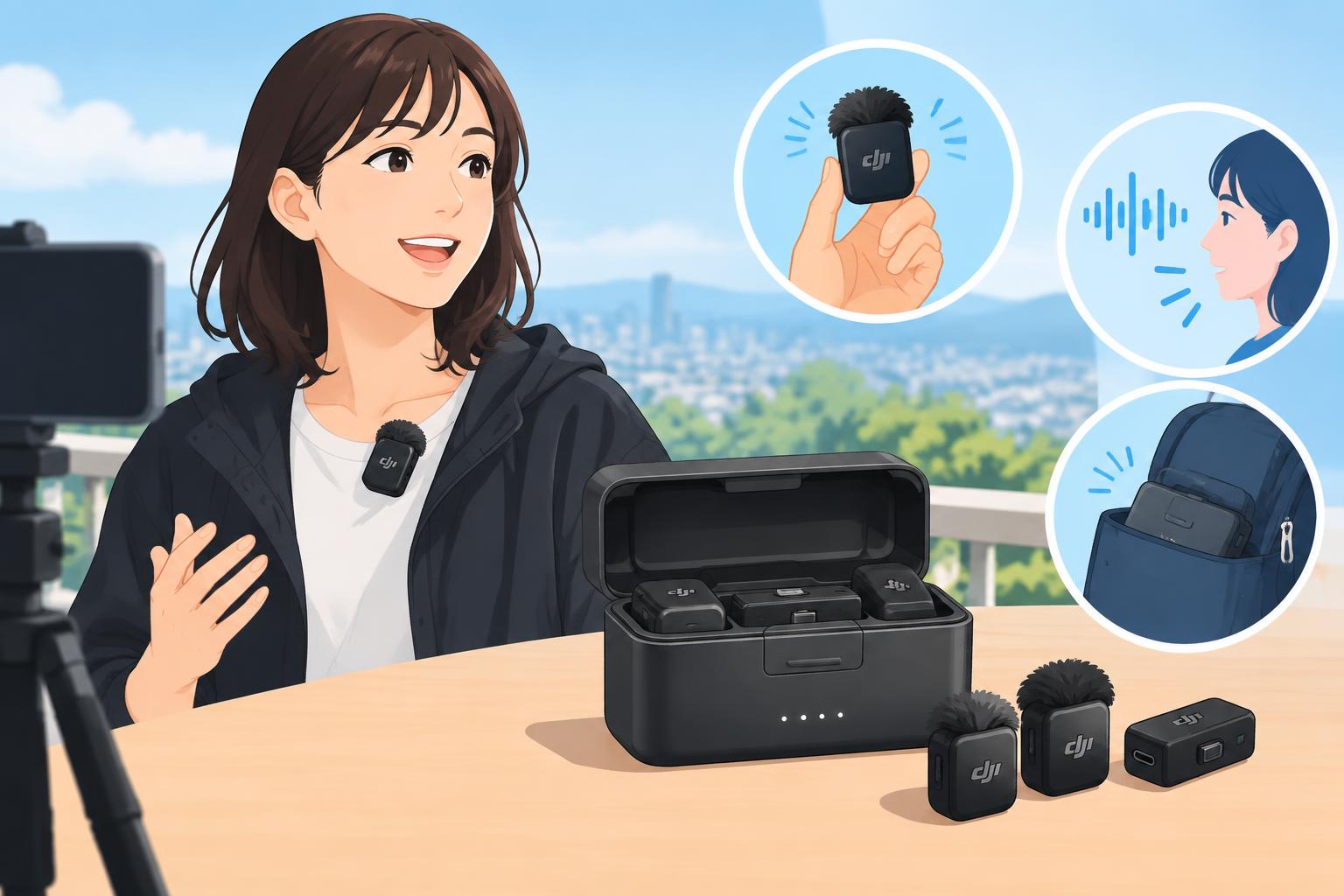 インフィニティブラックのDJI Mic Miniセットを選ぶメリット