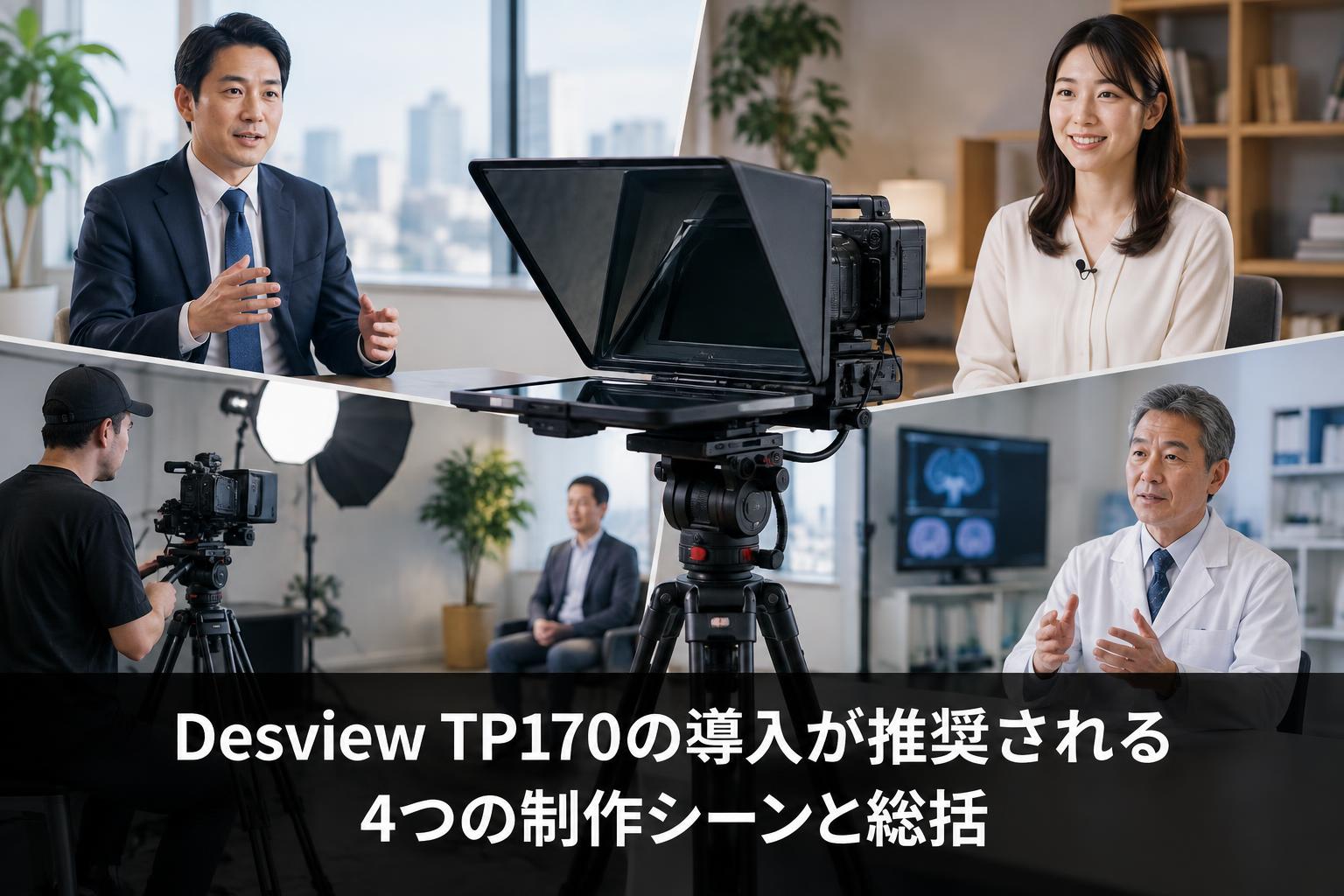 Desview TP170の導入が推奨される4つの制作シーンと総括