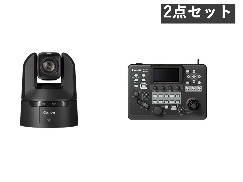 Canon CR-N400 4K60P対 応屋内 リモートカメラ（ブラック）/ RC-IP300