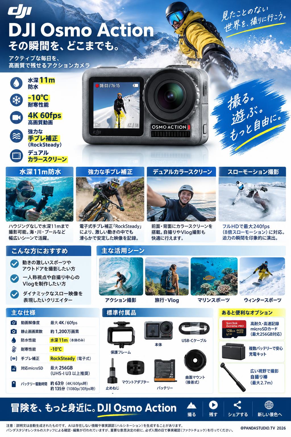 DJI  Osmo Action 概要