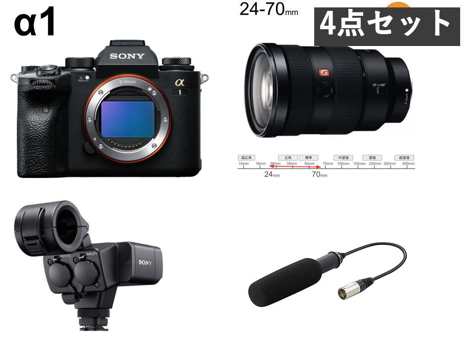 SONY α1 ILCE-1 / FE 24-70mm F2.8 GM / XLR-K2M / ECM-XM1ガンマイク