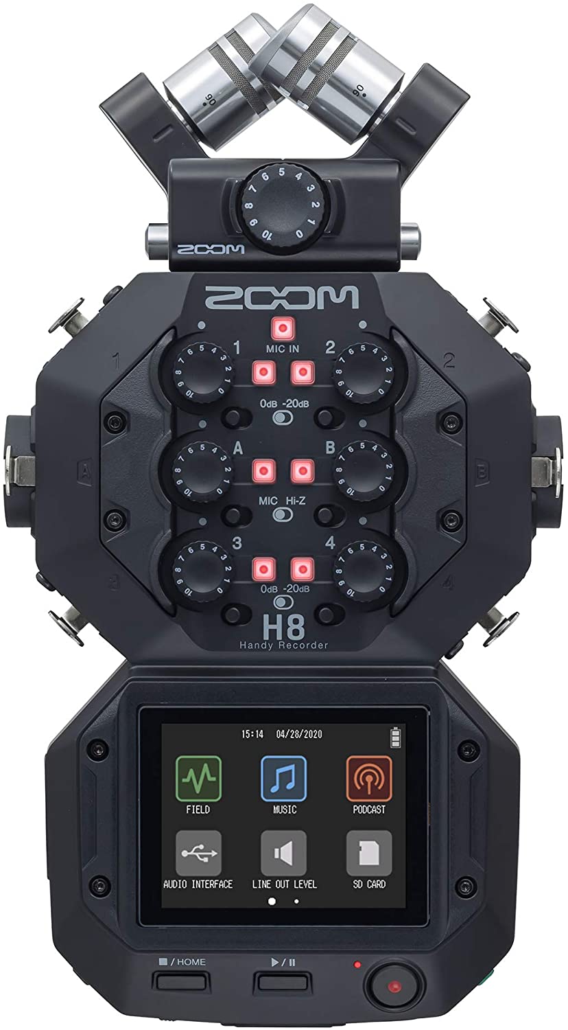 ZOOM H8 セット ポッドキャスト フィールドレコーダー 8チャンネル