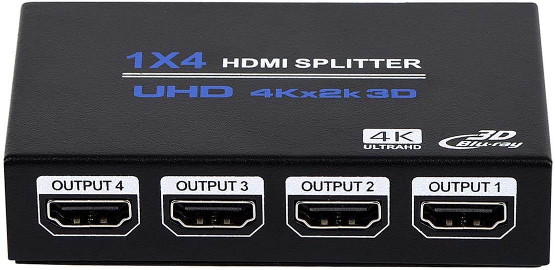 在庫有】 HDMIスプリッター 1入力4出力 HDMI分配器 4K30P対応