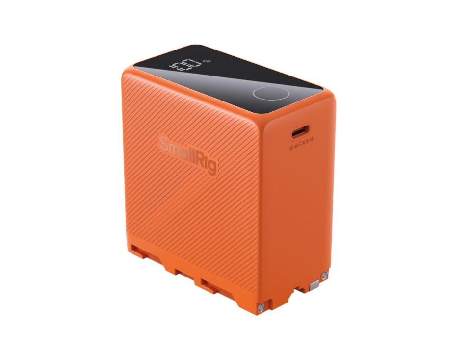 Smallrig4576 NP-F970 10500mAh USB-C充電式 バッテリー オレンジ