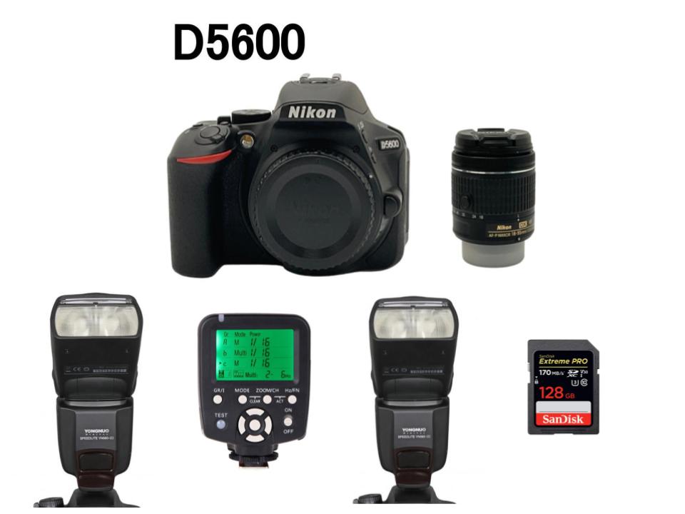 Nikon デジタル一眼レフカメラ D5600＋AF-P 18-55 VR レンズキット【Yongnuo Speedlight YN560 III＋Yongnuo YN560-TX】セット