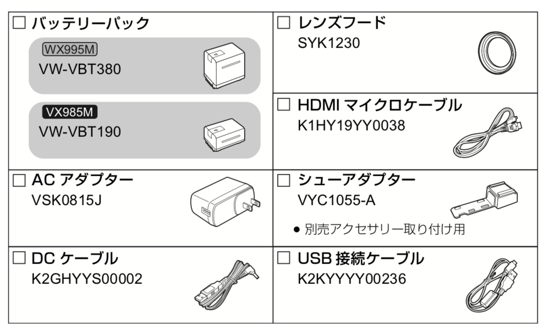 Panasonic HC-VX985M (4Kビデオカメラ)の販売 | パンダスタジオ・レンタル公式サイト