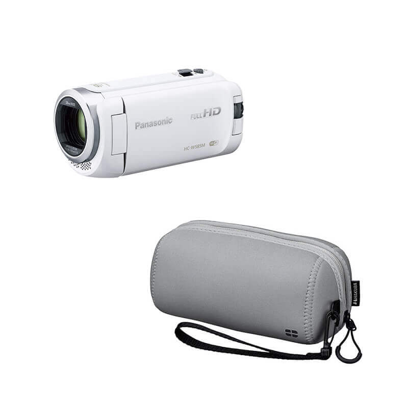 Panasonic HC-W585M (HDビデオカメラ) 白/家庭用ビデオカメラ | パンダ 