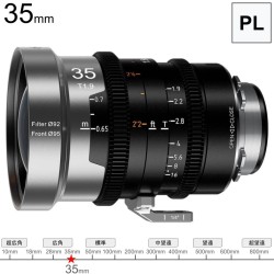 SIRUI IronStar シリーズ 35mm T1.9 1.5xアナモルフィック フルフレームシネレンズ PLマウント （交換可能なEFマウント付属） ニュートラル